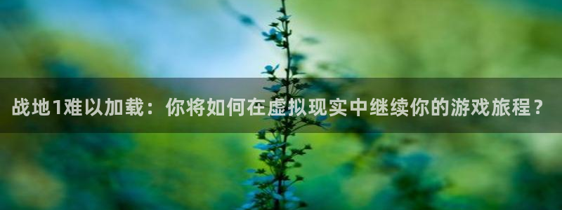 手机版蓝冠娱乐客户端下载：战地1难以加载：你将如何在虚拟现实