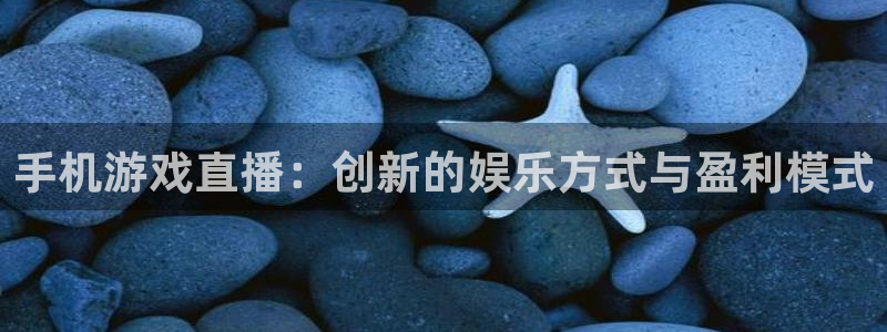 蓝冠娱乐下载：手机游戏直播：创新的娱乐方式与盈利模式