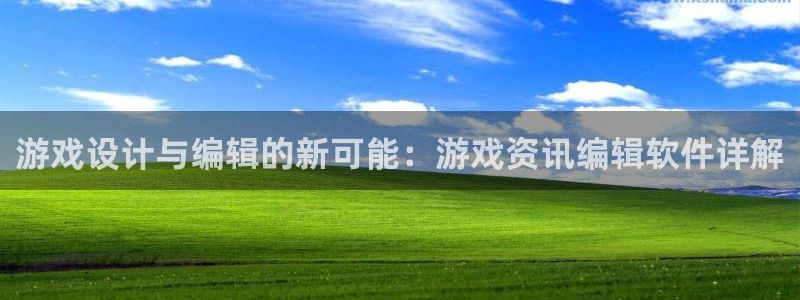 蓝冠官网：游戏设计与编辑的新可能：游戏资讯编辑软件详解