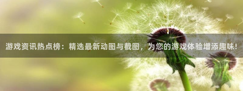 蓝冠娱乐2首页登录：游戏资讯热点榜：精选最新动图与截图，为您